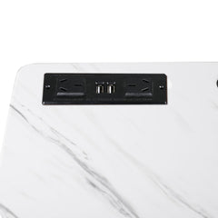 Levede Standing Desk Height Adjustable White-1954802680828399621