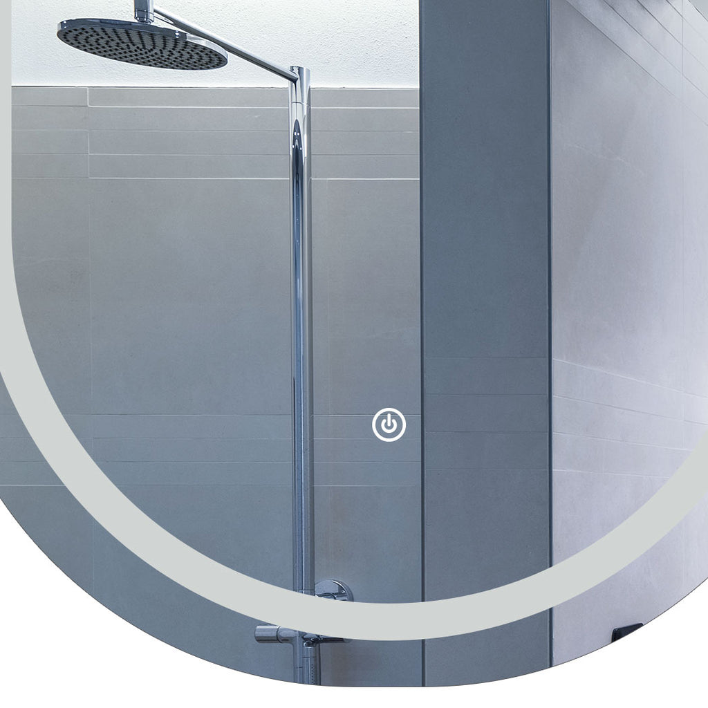 EMITTO LED Wall Mirror Oval Anti-fog 60x100cm-1954803005723381765