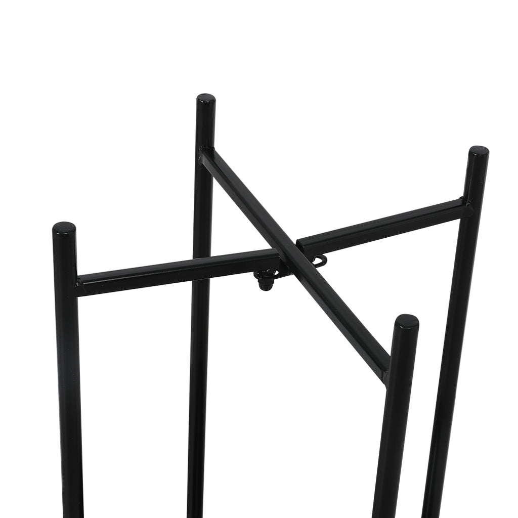 Levede 2 Tier Plant Stand Outdoor Indoor Black Large-1954802665653407749