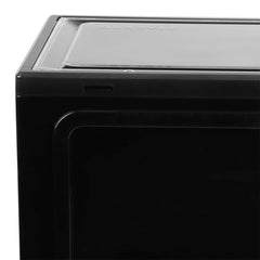 Stacked Shoe Box Acrylic Sneaker Display 6PC Black-1954802597328195589