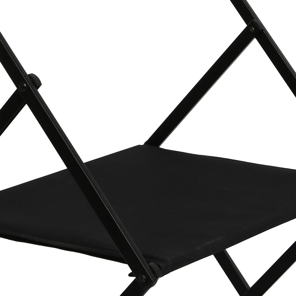 Levede Foldable Camping Storage Shelves 3 Layer with Hooks Black-1954802656971198469