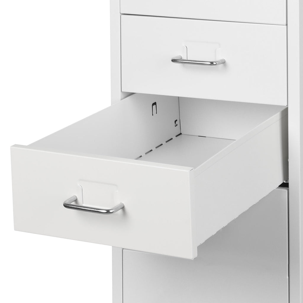 Levede 5 Drawer Office Cabinet Drawers White-1954802728165314565