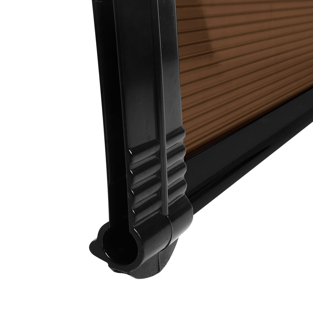 Mountview Window Door Awning Outdoor 1M X 4M Brown 1x4M-1954802873296621573