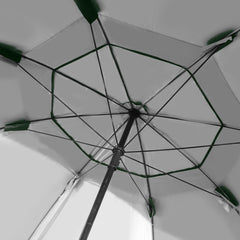 Mountview Beach Umbrella Outdoor Umbrellas Green 2.13M-1954802645822738437