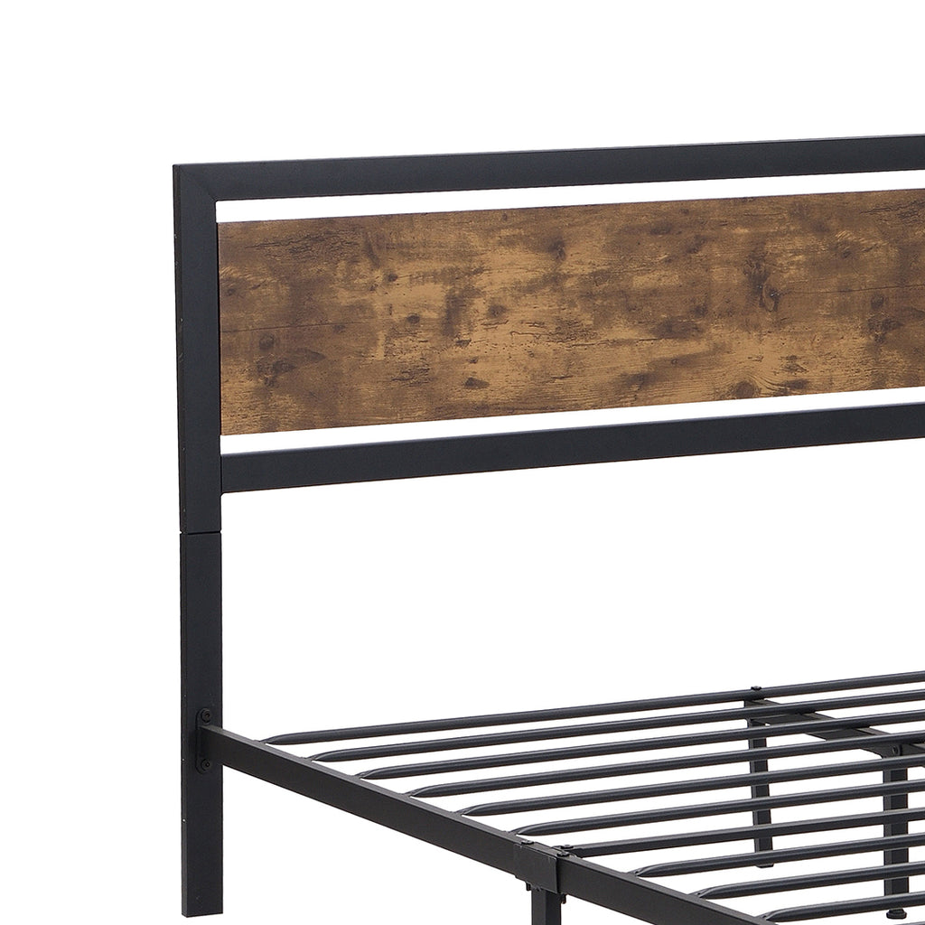 Levede Queen Bed Frame Industrial Mattress-1954802935724642309