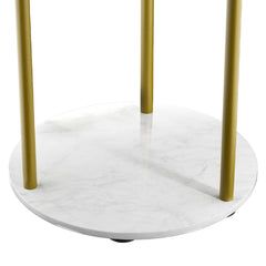 Levede Coat Rack Clothes Stand 8 Hook Organizer Gold-1954803015403835397