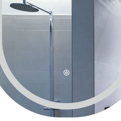 EMITTO LED Wall Mirror Oval Anti-fog 50x90cm-1954803005517860869