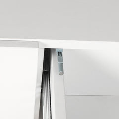 Levede Buffet Sideboard Storage Cabinet White-1954802987947921413
