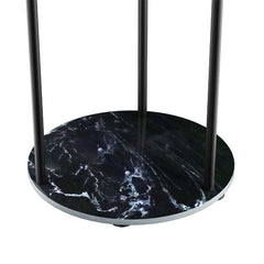 Levede Coat Rack Clothes Stand 8 Hook Organizer Black-1954803015181537285