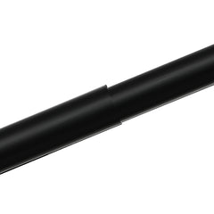 Marlow Black Double Curtain Rod Steel Pole Pommel Set Extendable Adjustable-1954802388695126021