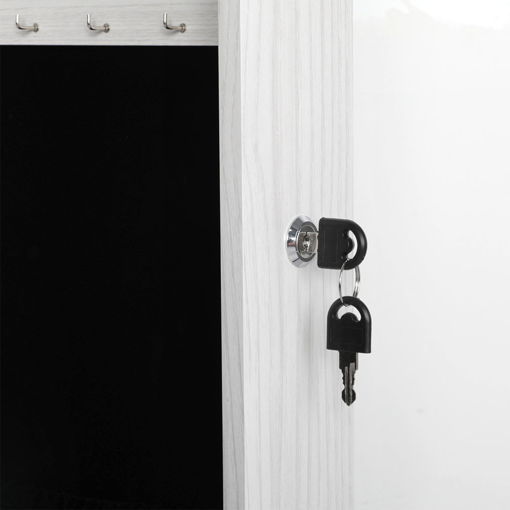 Levede Mirror Jewellery Cabinet LED-1954802757206675461