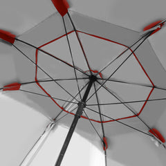 Mountview Beach Umbrella Outdoor Umbrellas Red 2.33M-1954802645621411845