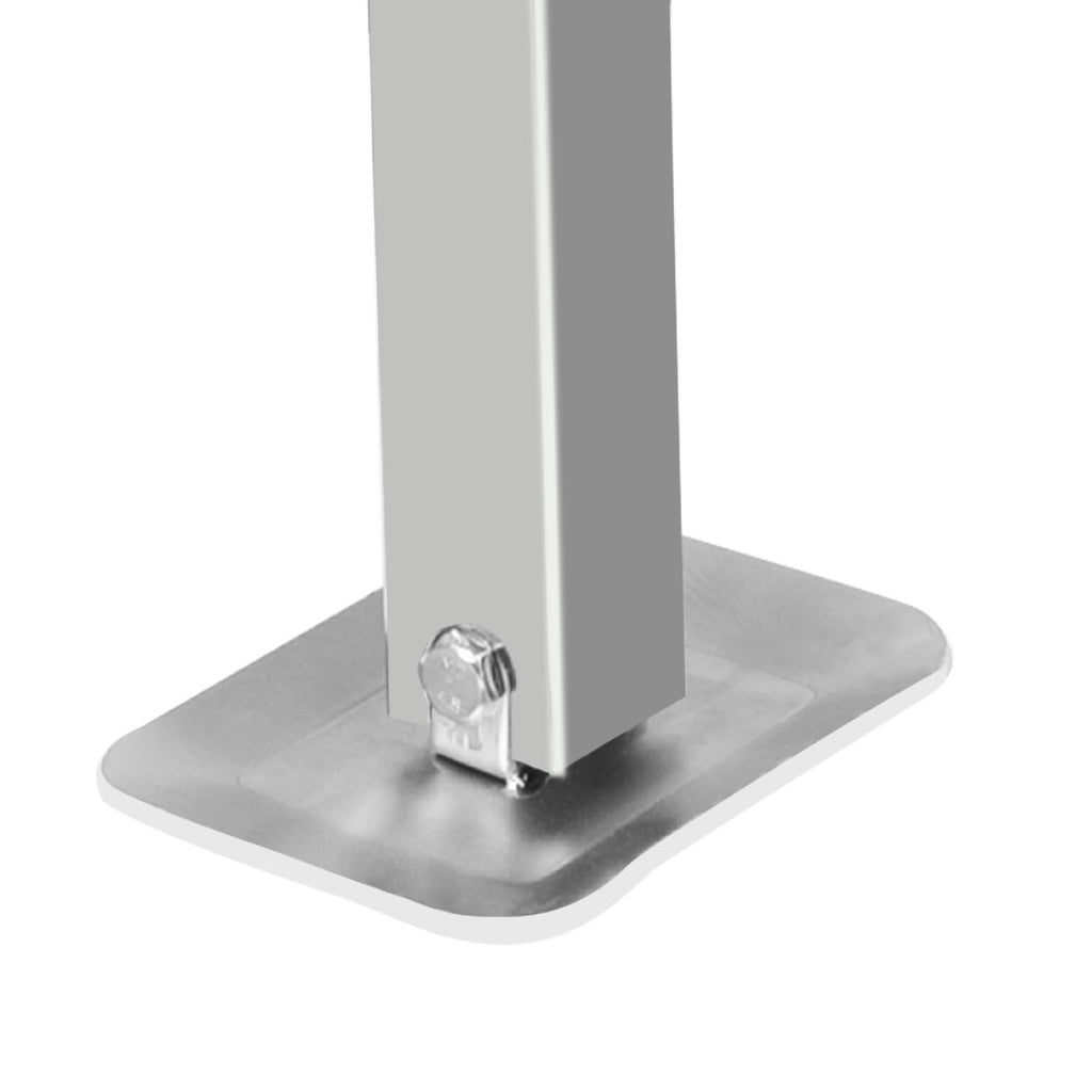 Manan 2X 410mm-545mm Drop Down Corner Silver-1954802966728937477