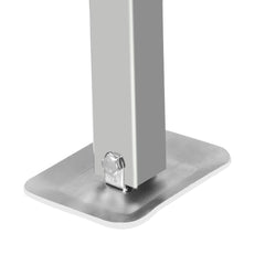 Manan 2X 410mm-545mm Drop Down Corner Silver-1954802966728937477