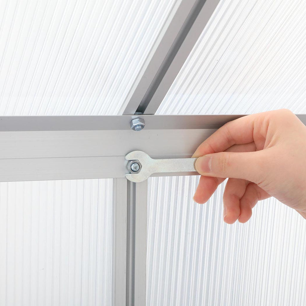 Lambu Greenhouse Aluminium Walk In Green-1954802672116830213
