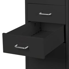 Levede 5 Drawer Office Cabinet Drawers Black-1954802727980765189