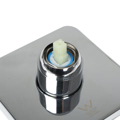 Dutxa Brass Shower Mixer Tap Cold Hot Charcoal-1954802751632445445