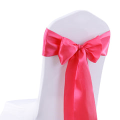 20x Satin Table Runners Chair Sashes Mauve-1954802693855907845