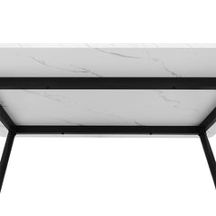Levede Steel Dining Table 4-6 Seater 150cm-1954802378901426181