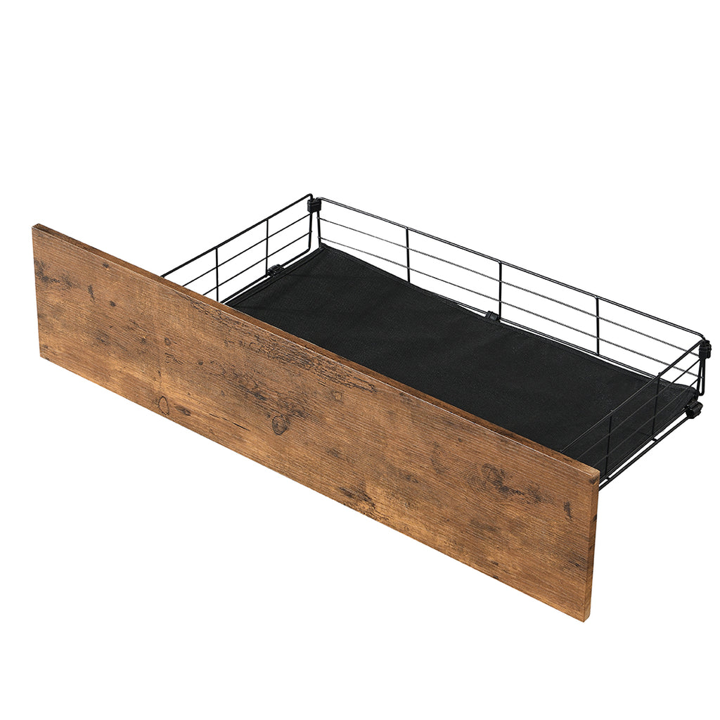 Levede Double Bed Frame RGB LED 4 Drawers USB-1954802376900743173