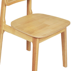 Levede 2x Rattan Dining Chair Wooden Kitchen Chair-1954802451378999301