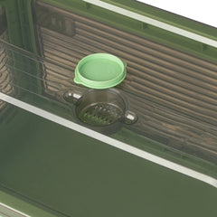 Storage Containers Stackable Lid Clothes S Green Small-1954802600524255237