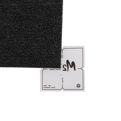 Marlow 20x Carpet Tiles 5m2 Box Heavy Black-1954802709639073797