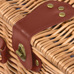 4 Person Picnic Basket Baskets Set Outdoor-1954802336337629189