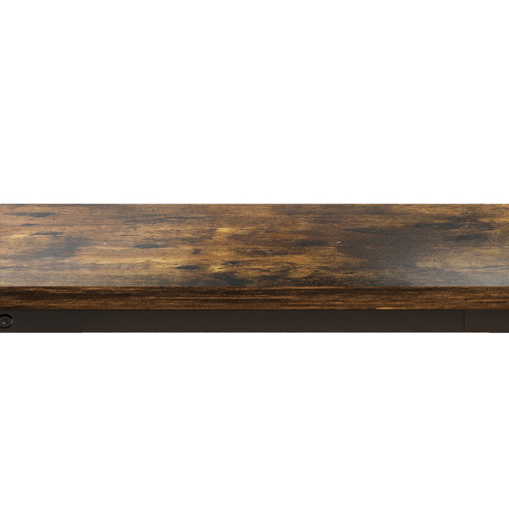 Levede C-shaped End Table Side Sofa Coffee Wood Overbed Laptop Table Industrial-1954802385700392965
