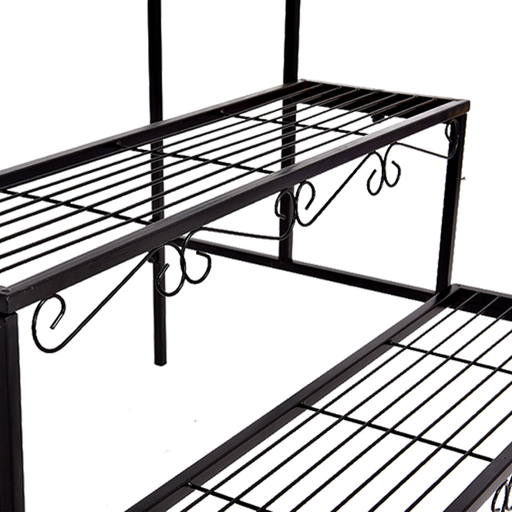 Levede Plant Stand 3 Tier Rectangle-1954802658384678917