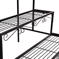 Levede Plant Stand 3 Tier Rectangle-1954802658384678917