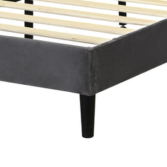 Levede Bed Frame Double Size Mattress Grey-1954802930125246469