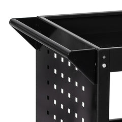 Traderight Tool Trolley Cart 3Tier Toolbox Black-1954802749614985221