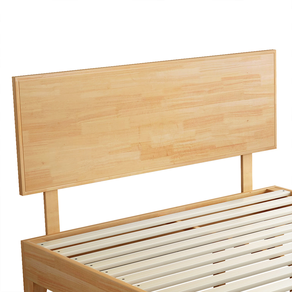 Levede Queen Rubberwood Bed Frame-1954802934042726405