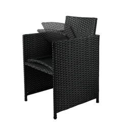 Levede 9PCS Outdoor Table Chair Set-1954802883304230917