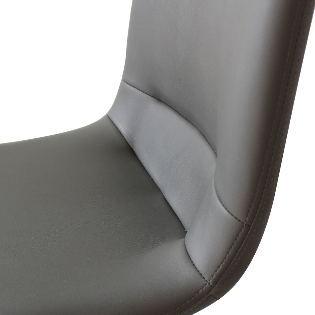 Levede Stackable Dining Chairs Kitchen Grey-1954802990997180421