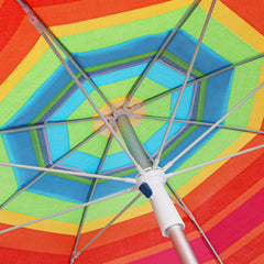 Mountview 2M Outdoor Beach Umbrellas Sand Colorful-1954802439458787332