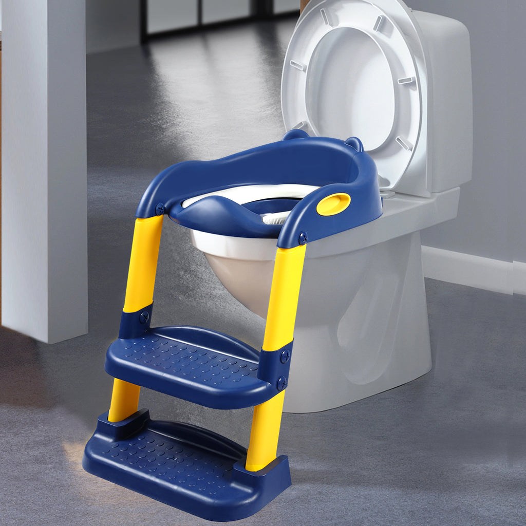 BoPeep Kids Toilet Ladder Blue-1954802788311633927
