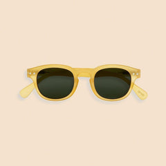 IZIPIZI kids sunglasses Junior Collection C - For 5-10 YEARS Yellow Honey-1954803133465104389