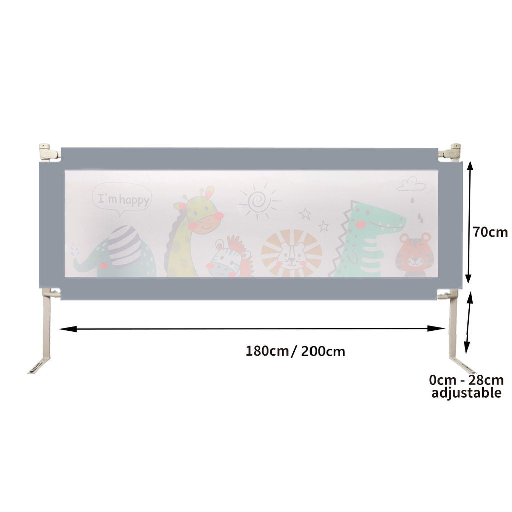 Bopeep Kids Baby Safety Bed Rail Guard King-1954802775128936450