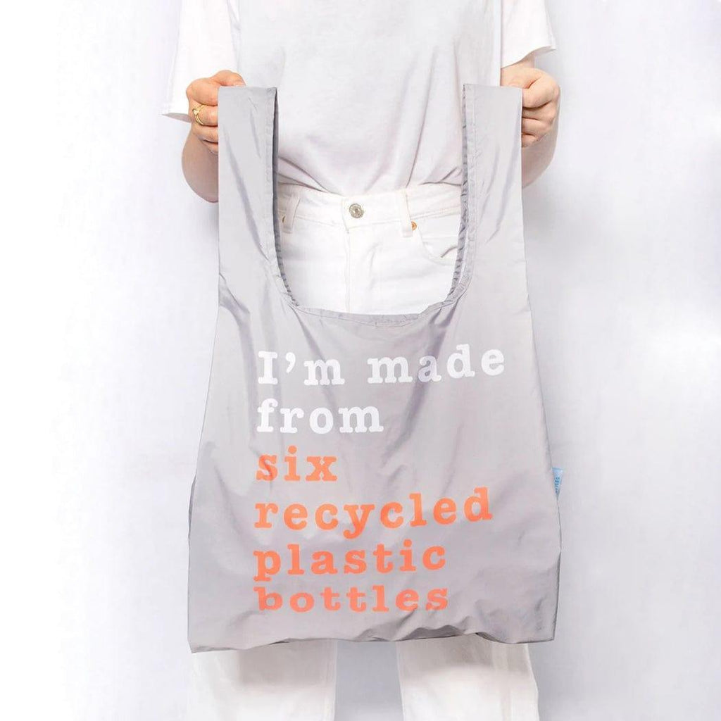 KIND BAG Reusable Bag - Medium| Recycle Grey & Coral-1954803107565277187