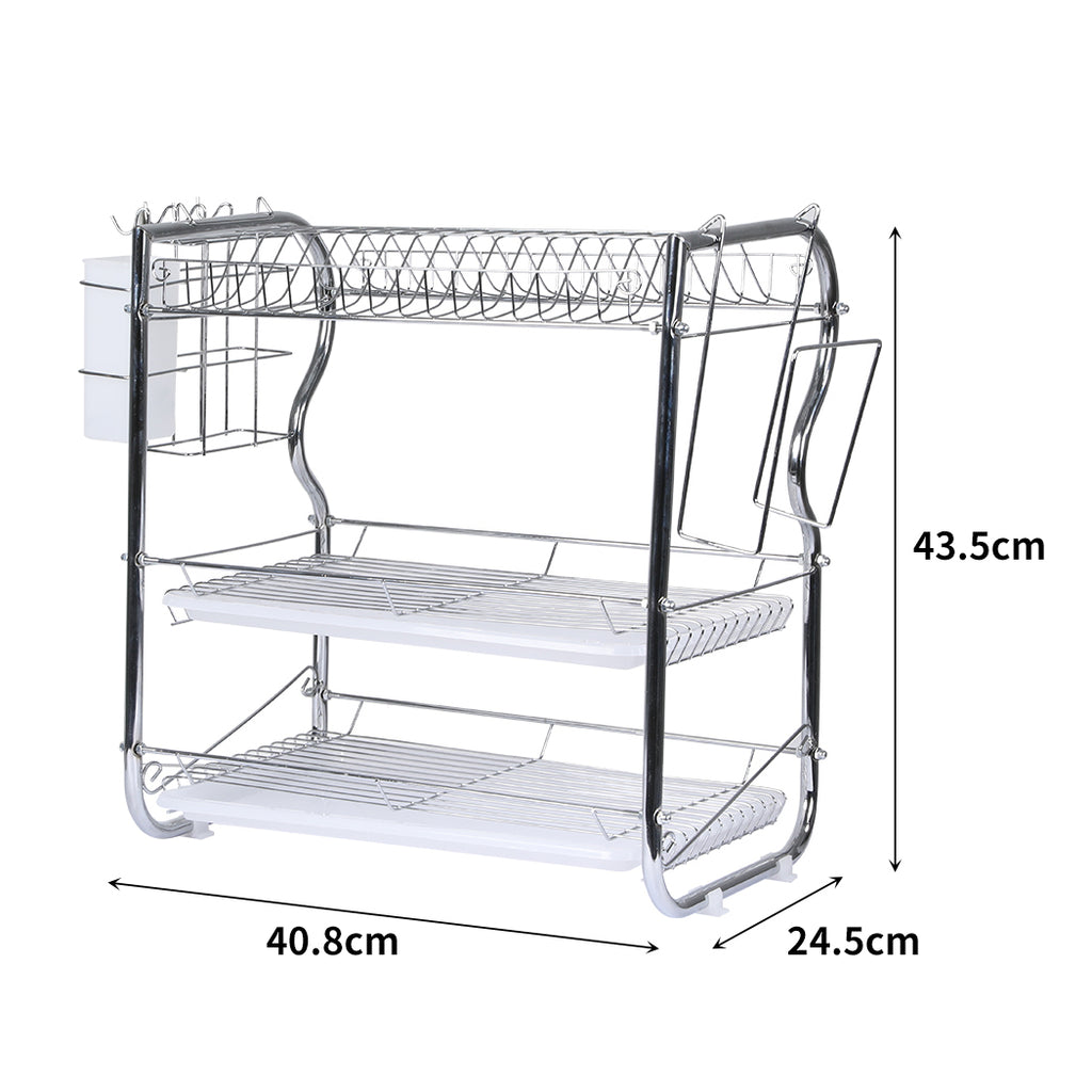 TOQUE Dish Rack Drying Drainer Cup Holder-1954802793084751874