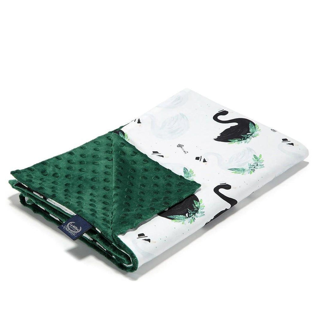 La Millou Light Blanket Large 110*140cm JUNGLE SWAN | Green-1954803117677744128