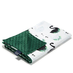 La Millou Light Blanket Large 110*140cm JUNGLE SWAN | Green-1954803117677744128