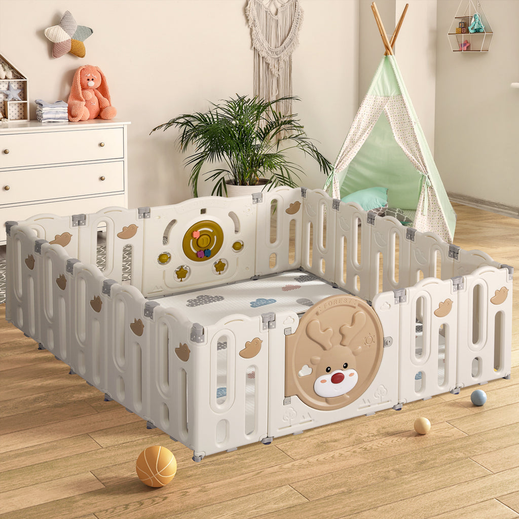 BoPeep Kids Playpen Baby Safety Gate-1954802782372499462