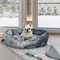 PaWz Pet Bed Set Dog Cat Quilted Blanket-1954802396114849799