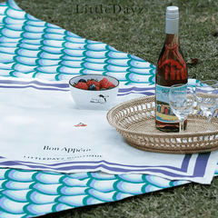 Little Dayz Boutique Emerald Cotton Picnic Mat 195*145-1954803098031624194