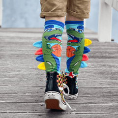 MADMIA Dinosaur Socks With Spikes Kids & Adults Age 6 - 99-1954803049033764865