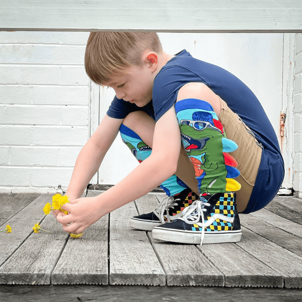 MADMIA Dinosaur Socks With Spikes Kids & Adults Age 6 - 99-1954803049033764866