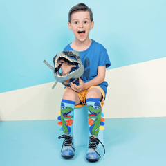 MADMIA Dinosaur Socks With Spikes Kids & Adults Age 6 - 99-1954803049033764867